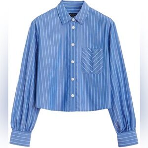 RAG & BONE Blue Stripe Shirt